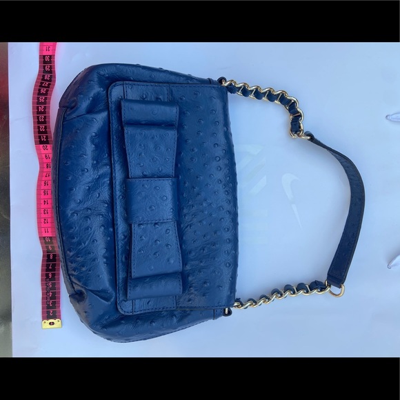 Authentic Navy Blue Kate Spade Leather Handbag - Picture 2 of 7